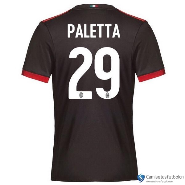 Camiseta Milan Tercera equipo Paletta 2017-18